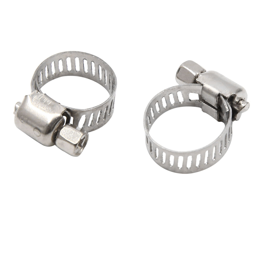 uxcell Uxcell 4pcs 9-16MM Stainless Steel Car Vehicle Drive Hose Clamp Fuel Line  Clip