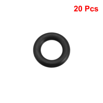 Harfington Uxcell O-Rings Nitrile Rubber 7.8mm x 14mm x 3.1mm Seal Rings Sealing Gasket 20pcs