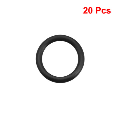 Harfington Uxcell O-Rings Nitrile Rubber 14.8mm x 21mm x 3.1mm Seal Rings Sealing Gasket 20pcs