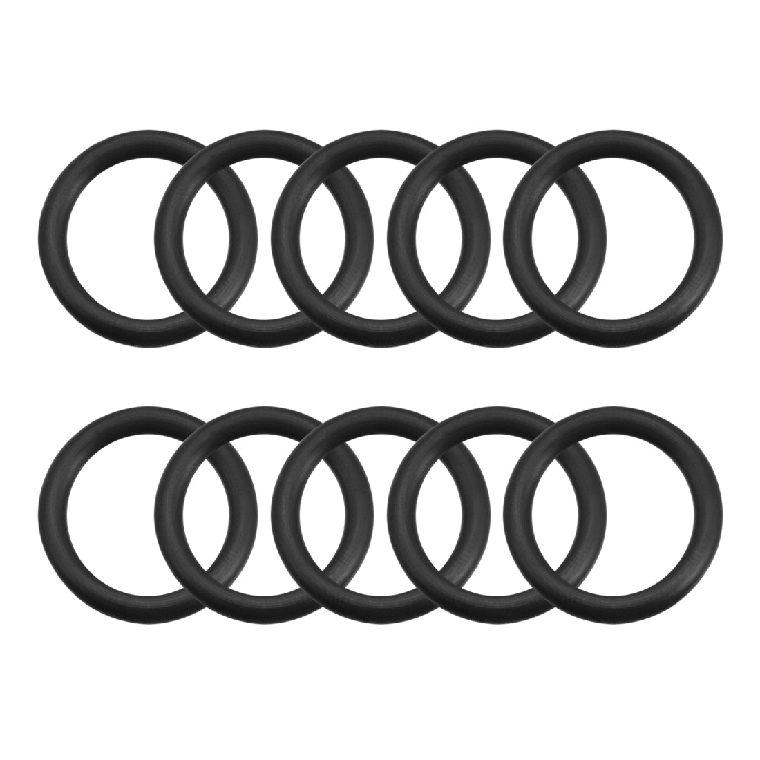 uxcell Uxcell O-Rings Nitrile Rubber 17.8mm x 24mm x 3.1mm Seal Rings Sealing Gasket 10pcs