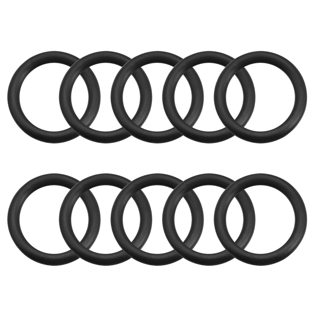 uxcell Uxcell O-Rings Nitrile Rubber 20.8mm x 27mm x 3.1mm Seal Rings Sealing Gasket 10pcs