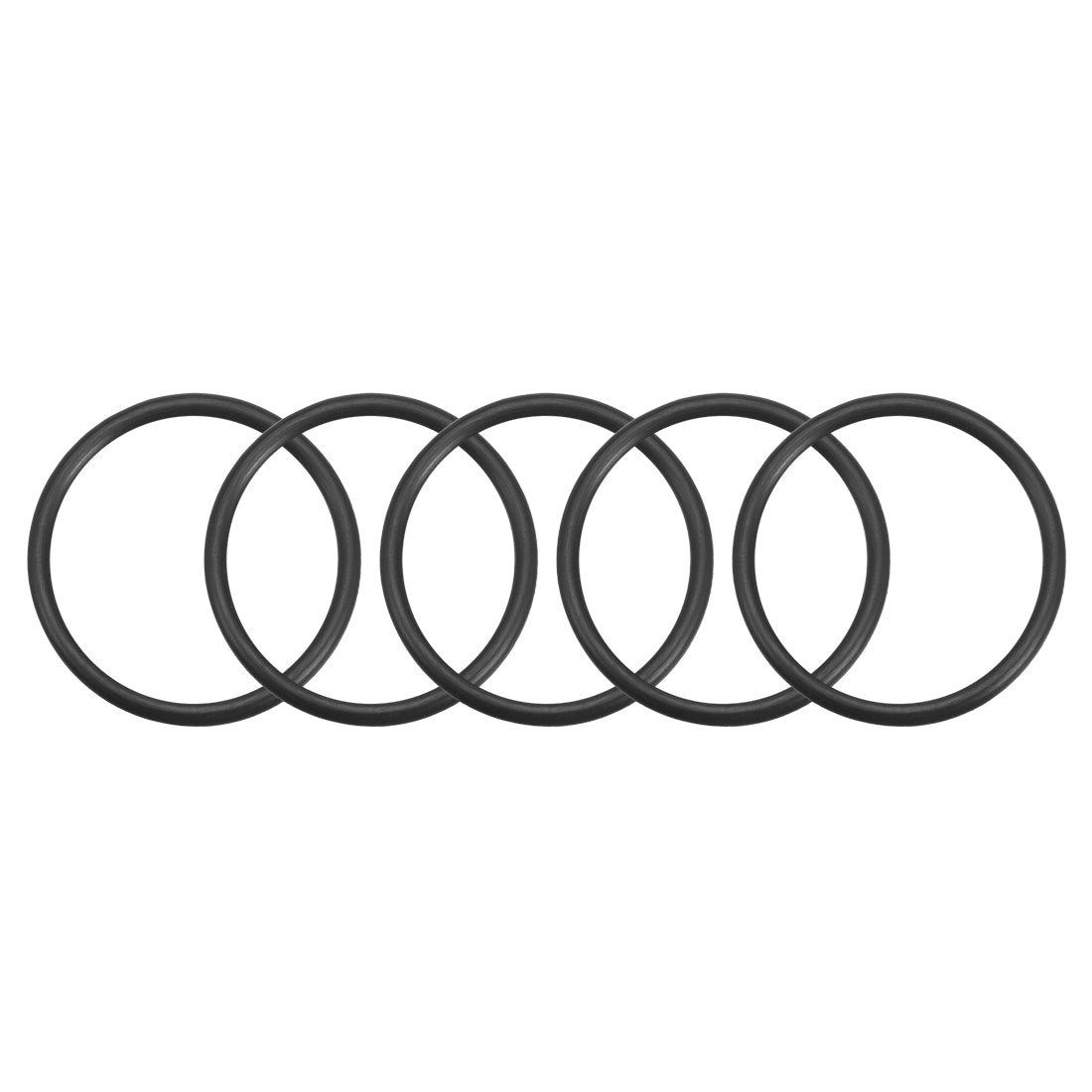 uxcell Uxcell O-Rings Nitrile Rubber 33.8mm x 40mm x 3.1mm Seal Rings Sealing Gasket 5pcs