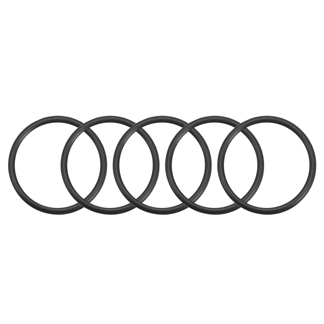 uxcell Uxcell O-Rings Nitrile Rubber 34.8mm x 41mm x 3.1mm Seal Rings Sealing Gasket 5pcs