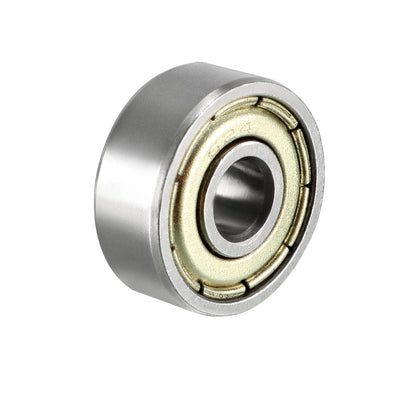 Harfington Deep Groove Ball Bearing 624ZZ Double Shield, 4 x 13 x 5mm Carbon Steel Bearings, 1pcs