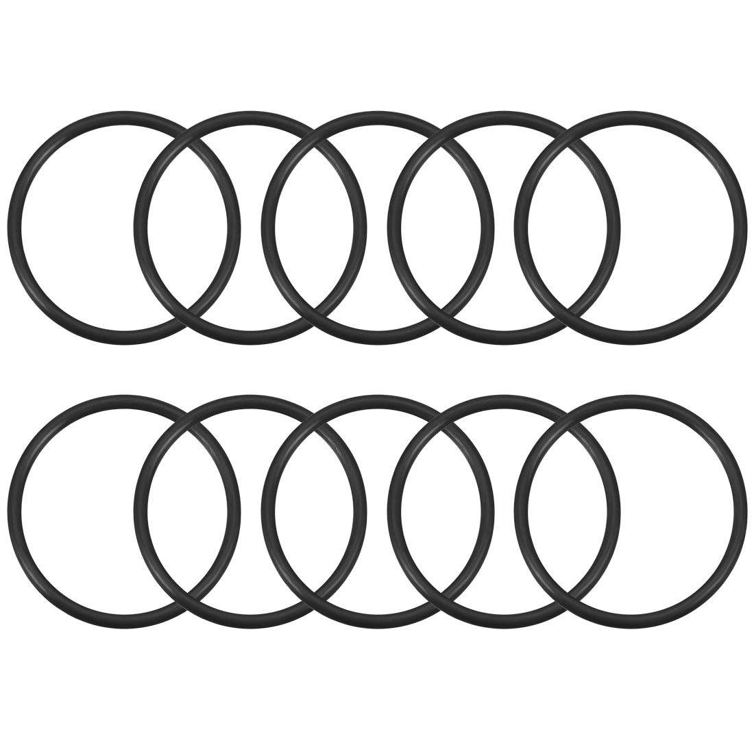 uxcell Uxcell O-Rings Nitrile Rubber 39.8mm x 46mm x 3.1mm Seal Rings Sealing Gasket 10pcs