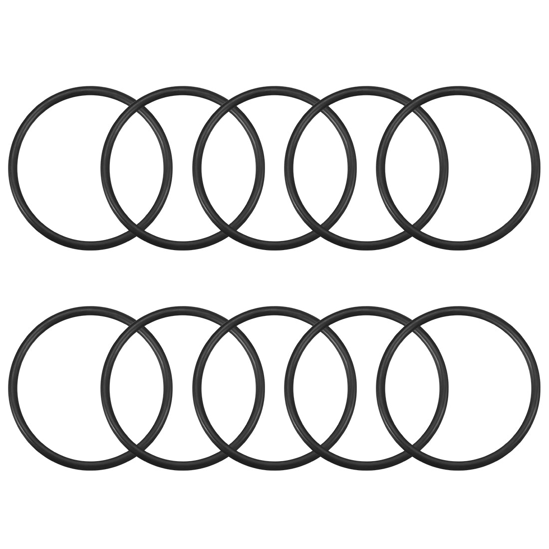 uxcell Uxcell O-Rings Nitrile Rubber 42.8mm x 49mm x 3.1mm Seal Rings Sealing Gasket 10pcs
