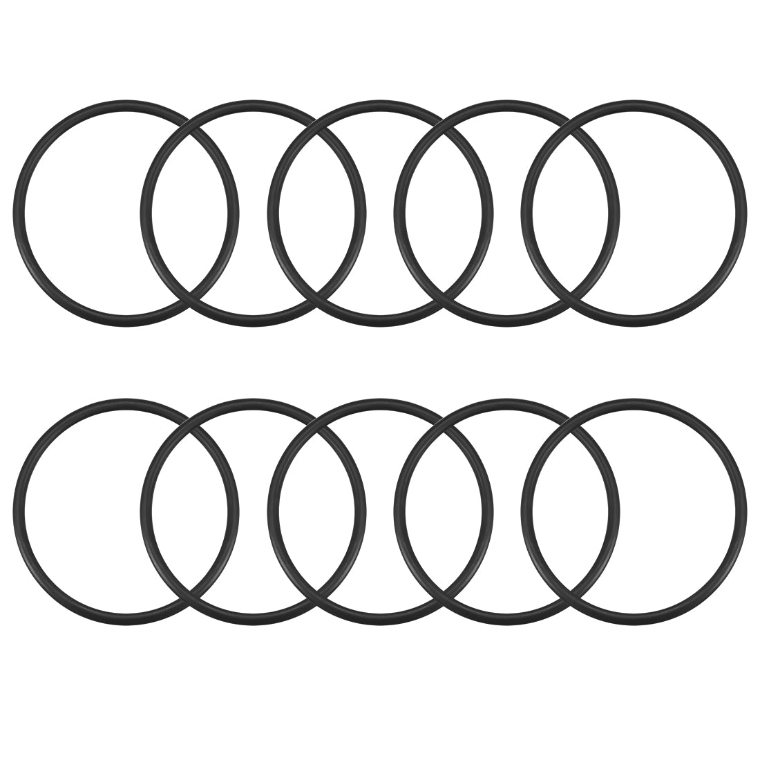 uxcell Uxcell O-Rings Nitrile Rubber 46.8mm x 53mm x 3.1mm Seal Rings Sealing Gasket 10pcs