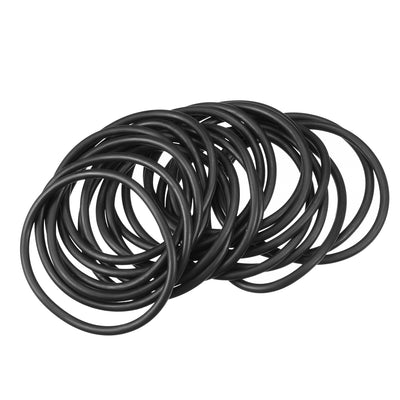 uxcell Uxcell O-Rings Nitrile Rubber 51.8mm x 58mm x 3.1mm Seal Rings Sealing Gasket 20pcs