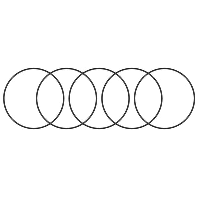 uxcell Uxcell O-Rings Nitrile Rubber 123.8mm x 130mm x 3.1mm Seal Rings Sealing Gaskets 5pcs