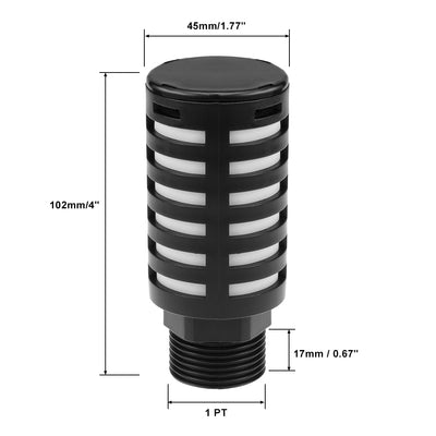 Harfington Plastic Pneumatic Muffler Exhaust Air Line