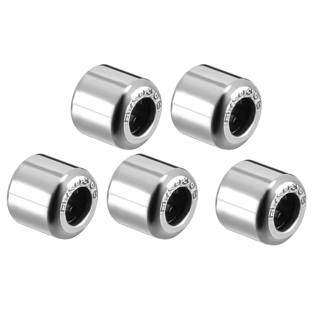 uxcell Uxcell HK Series Needle Roller Bearings, Stamping Steel Drawn Cup Metric