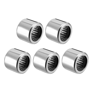 Harfington Uxcell HK Series Needle Roller Bearings, Stamping Steel Drawn Cup Metric