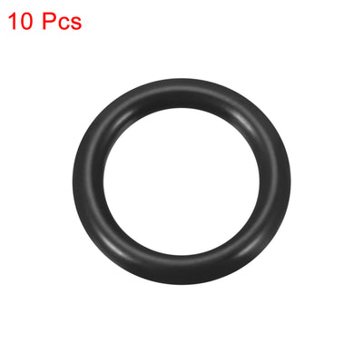 Harfington Uxcell O-Rings Nitrile Rubber 13.2mm x 18.5mm x 2.65mm Seal Rings Sealing Gasket 10pcs