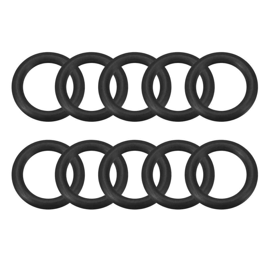 uxcell Uxcell O-Rings Nitrile Rubber 17mm x 22.3mm x 2.65mm Seal Rings Sealing Gasket 10pcs