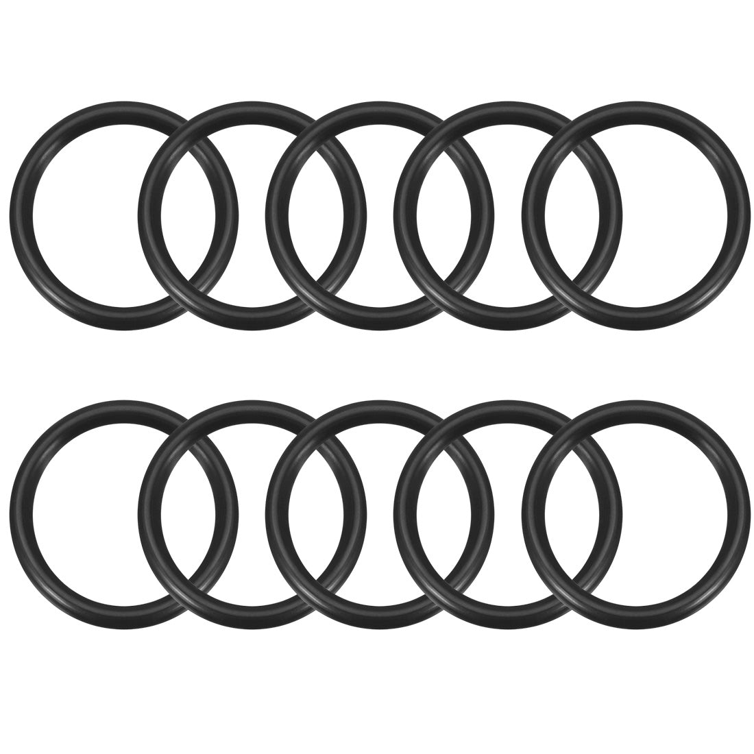 uxcell Uxcell O-Rings Nitrile Rubber 20mm x 25.3mm x 2.65mm Seal Rings Sealing Gasket 10pcs