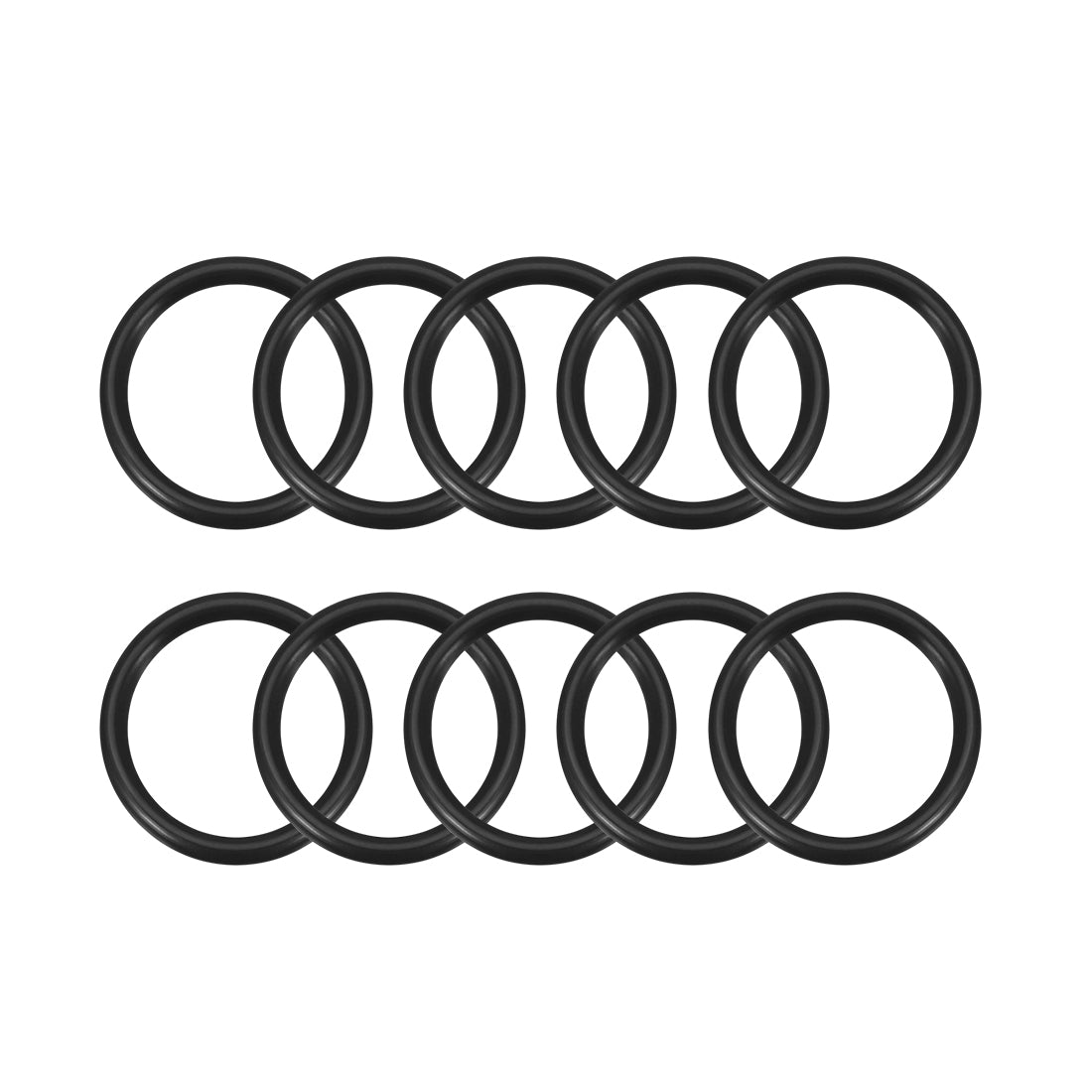 uxcell Uxcell O-Rings Nitrile Rubber 22.4mm x 27.7mm x 2.65mm Seal Rings Sealing Gasket 10pcs