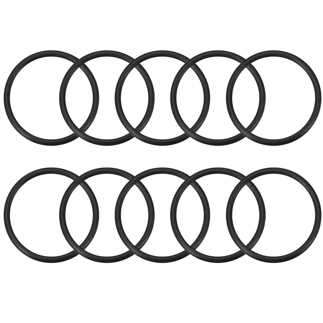 uxcell Uxcell O-Rings Nitrile Rubber 33.5mm x 38.8mm x 2.65mm Seal Rings Sealing Gasket 10pcs