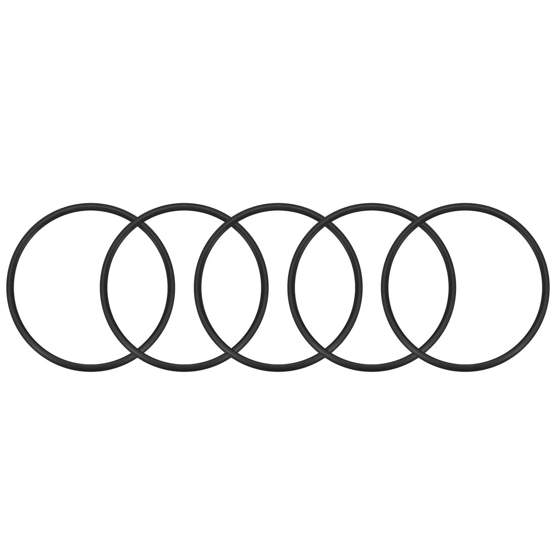 uxcell Uxcell O-Rings Nitrile Rubber 51.5mm x 56.8mm x 2.65mm Seal Rings Sealing Gasket 5pcs