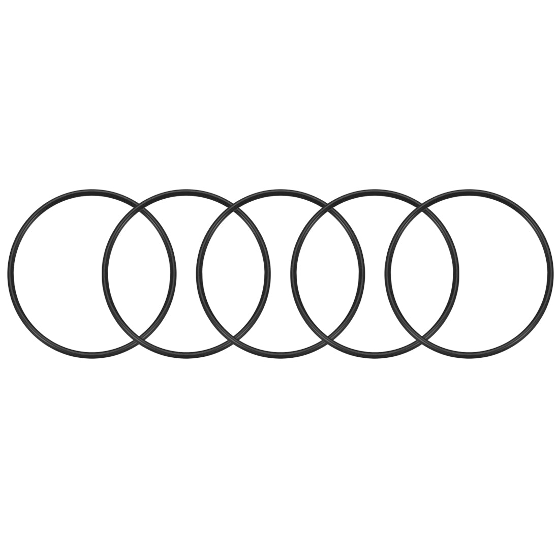 uxcell Uxcell O-Rings Nitrile Rubber 61.5mm x 66.8mm x 2.65mm Seal Rings Sealing Gasket 5pcs