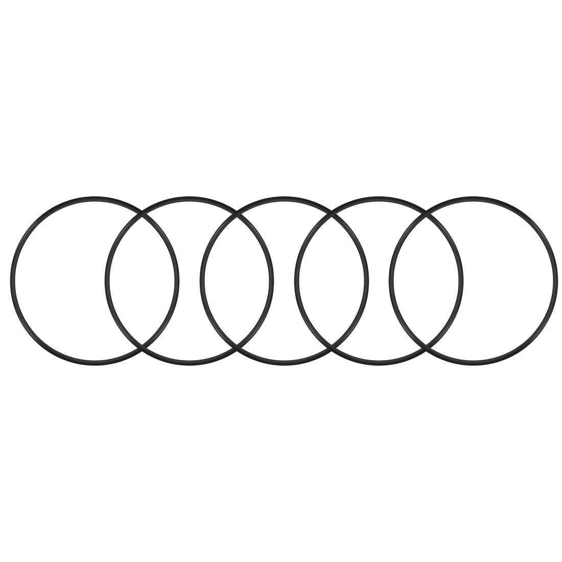 uxcell Uxcell O-Rings Nitrile Rubber 73mm x 78.3mm x 2.65mm Seal Rings Sealing Gasket 5pcs