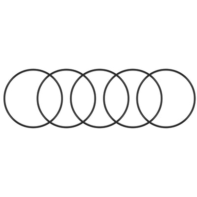 uxcell Uxcell O-Rings Nitrile Rubber 73mm x 78.3mm x 2.65mm Seal Rings Sealing Gasket 5pcs