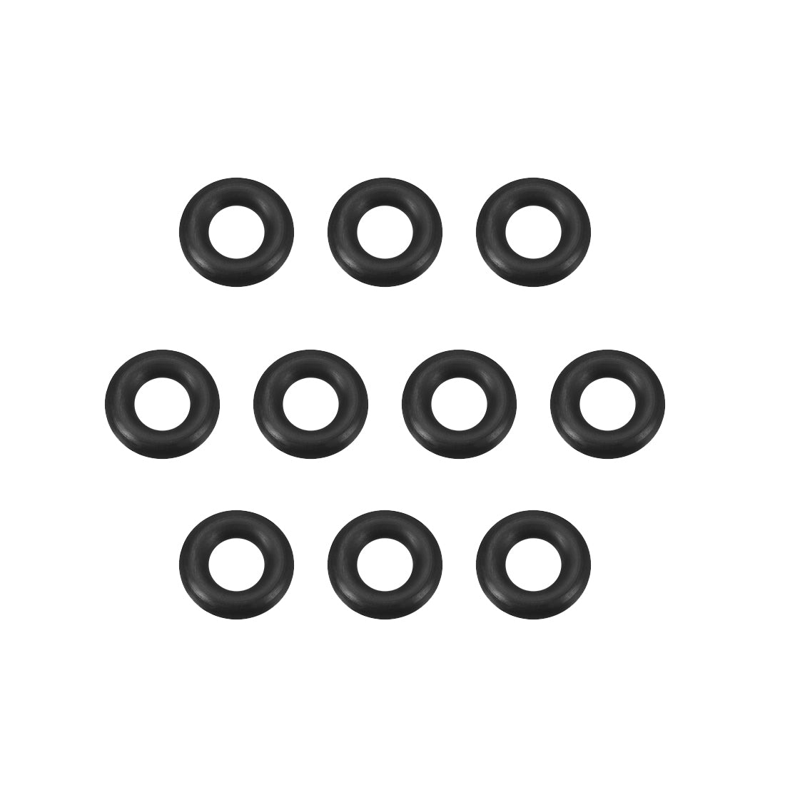 uxcell Uxcell O-Rings Nitrile Rubber 6mm x 12mm x 3mm Seal Rings Sealing Gasket 10pcs