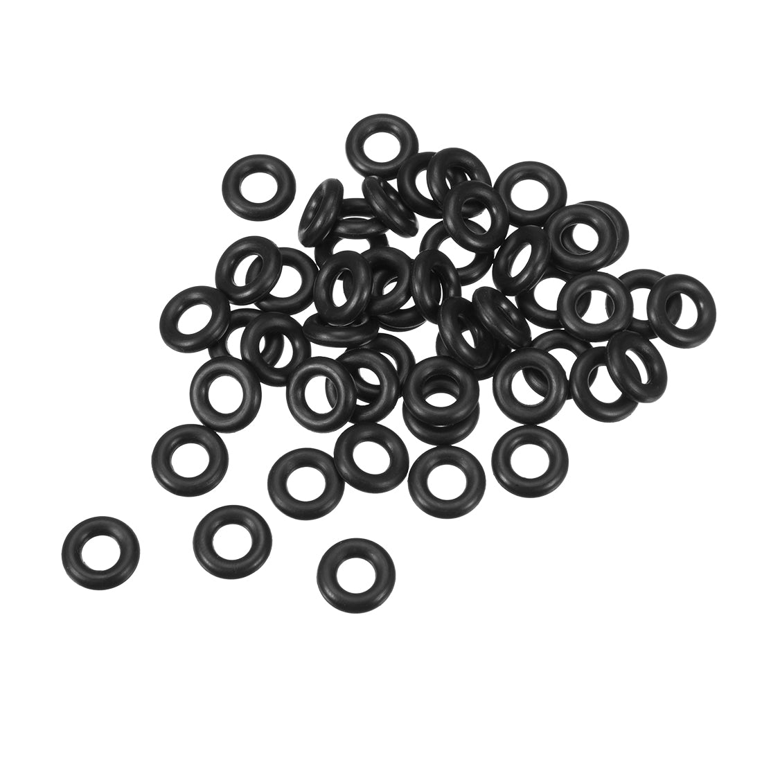 uxcell Uxcell O-Rings Nitrile Rubber 7mm x 13mm x 3mm Seal Rings Sealing Gasket 50pcs