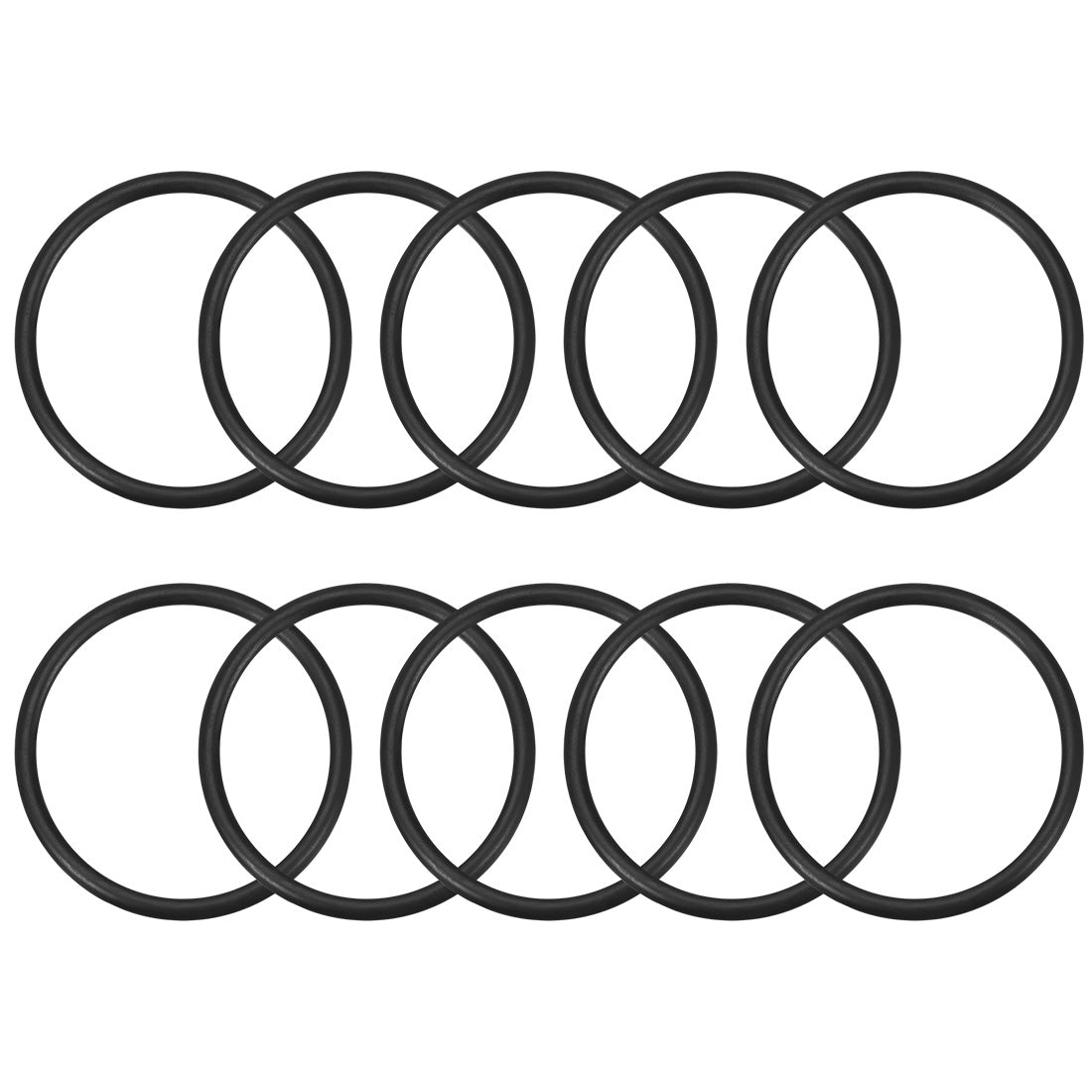 uxcell Uxcell O-Rings Nitrile Rubber 31mm x 37mm x 3mm Seal Rings Sealing Gasket 10pcs