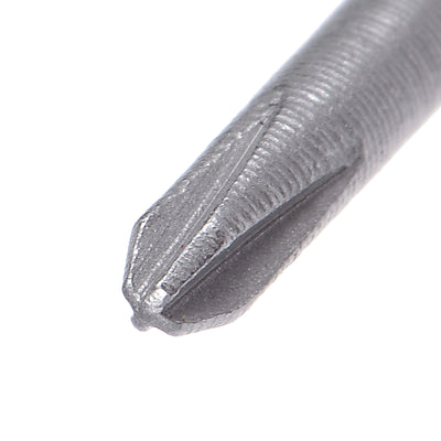 Harfington Uxcell 10 Pcs 4mm Shank 80mm Length 2mm Phillips PH0 Magnetic S2 Screwdriver Bits