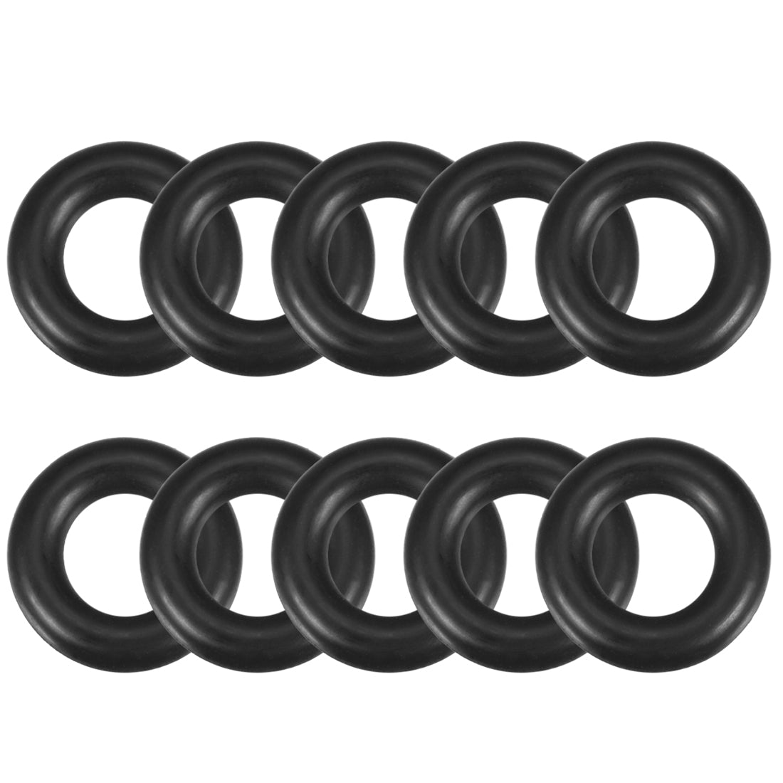 uxcell Uxcell O-Rings Nitrile Rubber 8mm x 16mm x 4mm Seal Rings Sealing Gasket 10pcs