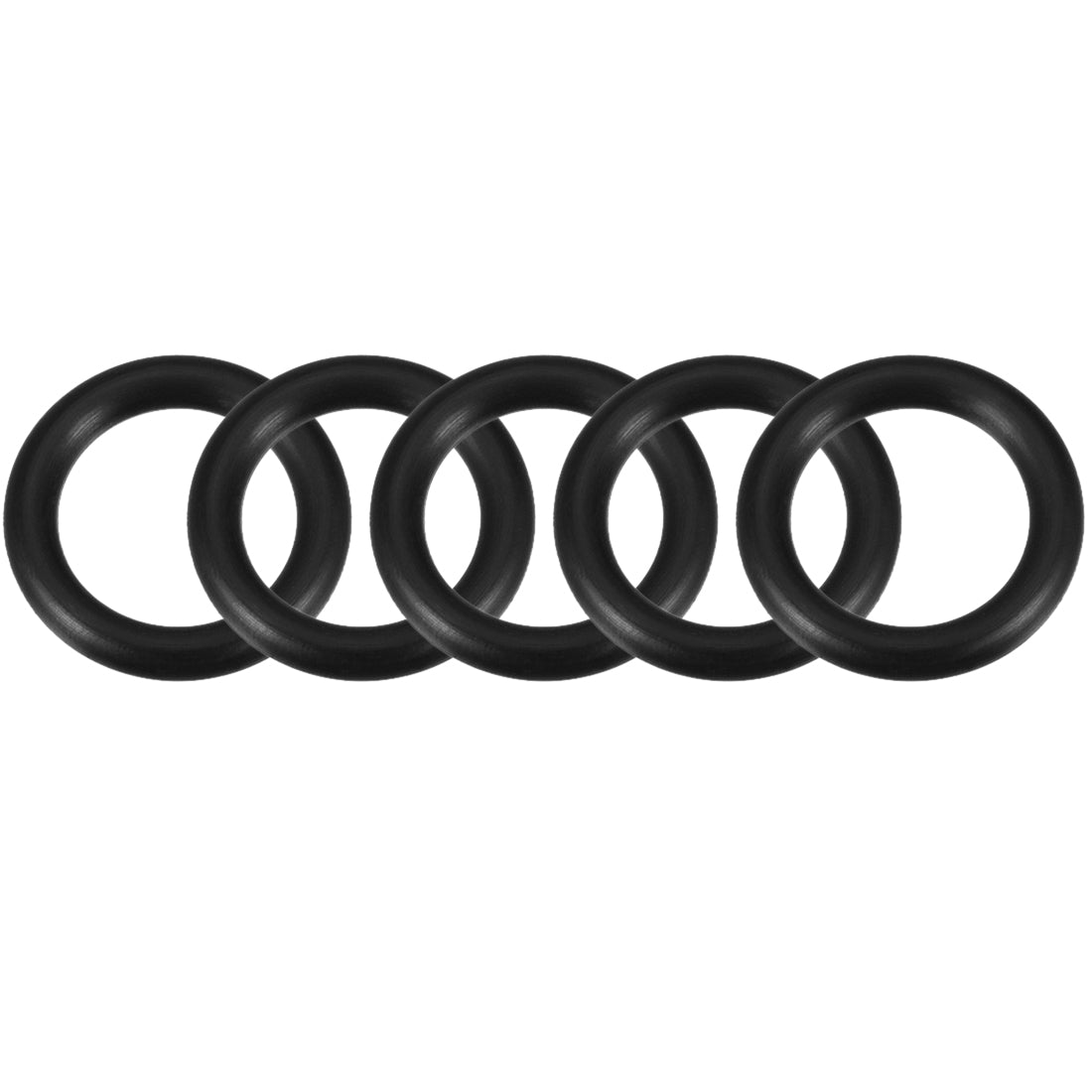 uxcell Uxcell O-Rings Nitrile Rubber 17mm x 25mm x 4mm Seal Rings Sealing Gasket 5pcs