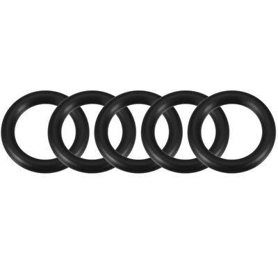 uxcell Uxcell O-Rings Nitrile Rubber 17mm x 25mm x 4mm Seal Rings Sealing Gasket 5pcs