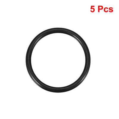 Harfington Uxcell O-Rings Nitrile Rubber 42mm x 50mm x 4mm Seal Rings Sealing Gasket 5pcs