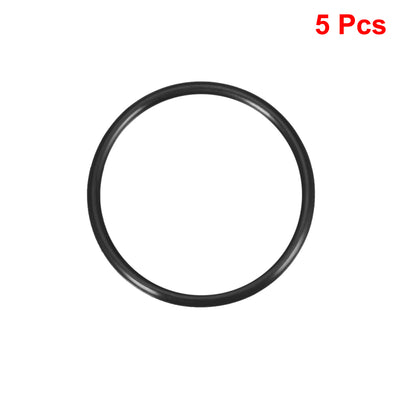 Harfington Uxcell O-Rings Nitrile Rubber 57mm x 65mm x 4mm Seal Rings Sealing Gasket 5pcs