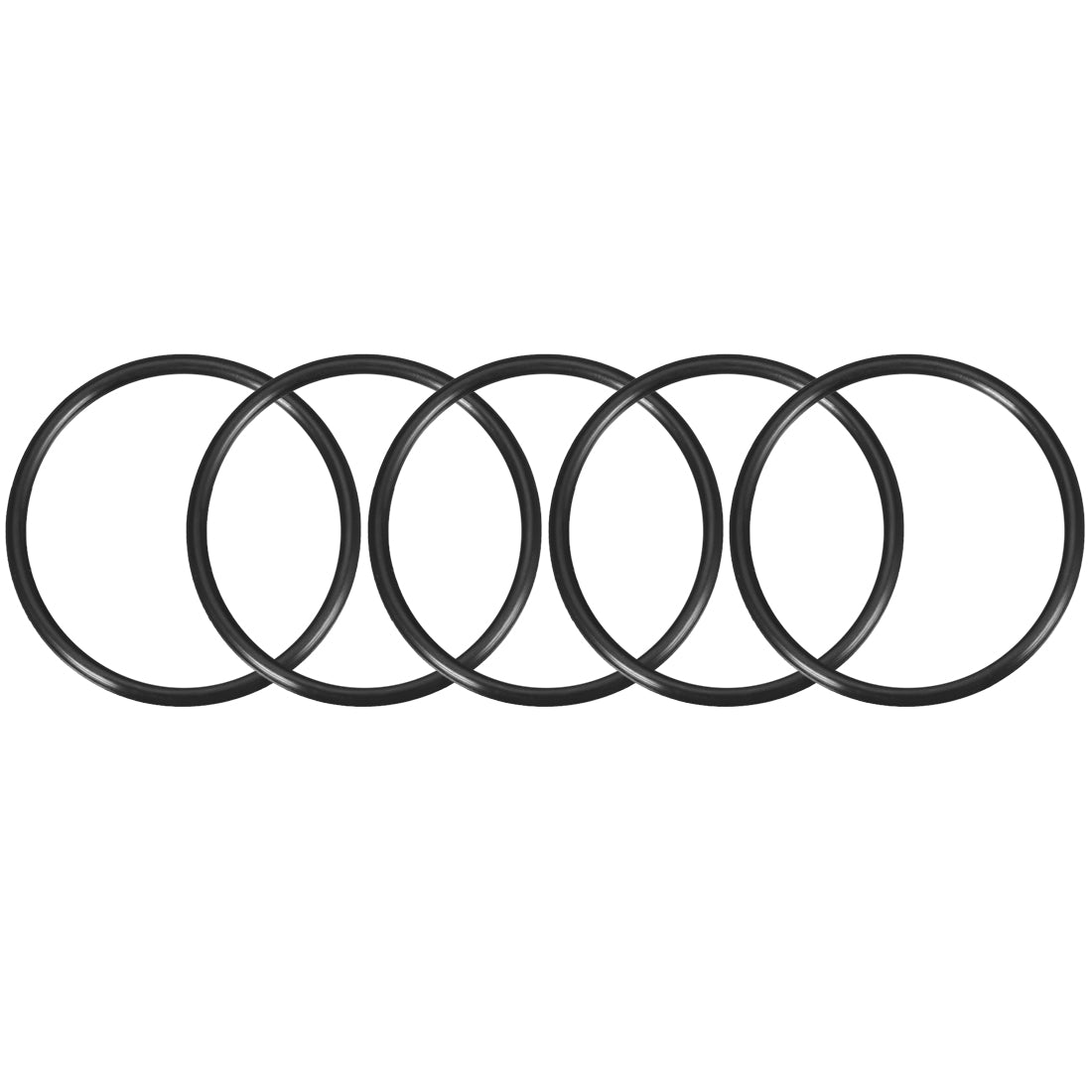 uxcell Uxcell O-Rings Nitrile Rubber 57mm x 65mm x 4mm Seal Rings Sealing Gasket 5pcs