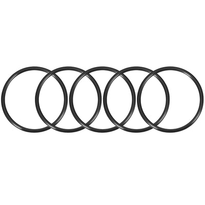 uxcell Uxcell O-Rings Nitrile Rubber 57mm x 65mm x 4mm Seal Rings Sealing Gasket 5pcs