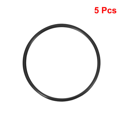Harfington Uxcell O-Rings Nitrile Rubber 72mm x 80mm x 4mm Seal Rings Sealing Gasket 5pcs