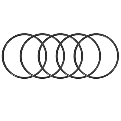 uxcell Uxcell O-Rings Nitrile Rubber 72mm x 80mm x 4mm Seal Rings Sealing Gasket 5pcs