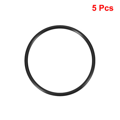 Harfington Uxcell O-Rings Nitrile Rubber 77mm x 85mm x 4mm Seal Rings Sealing Gasket 5pcs