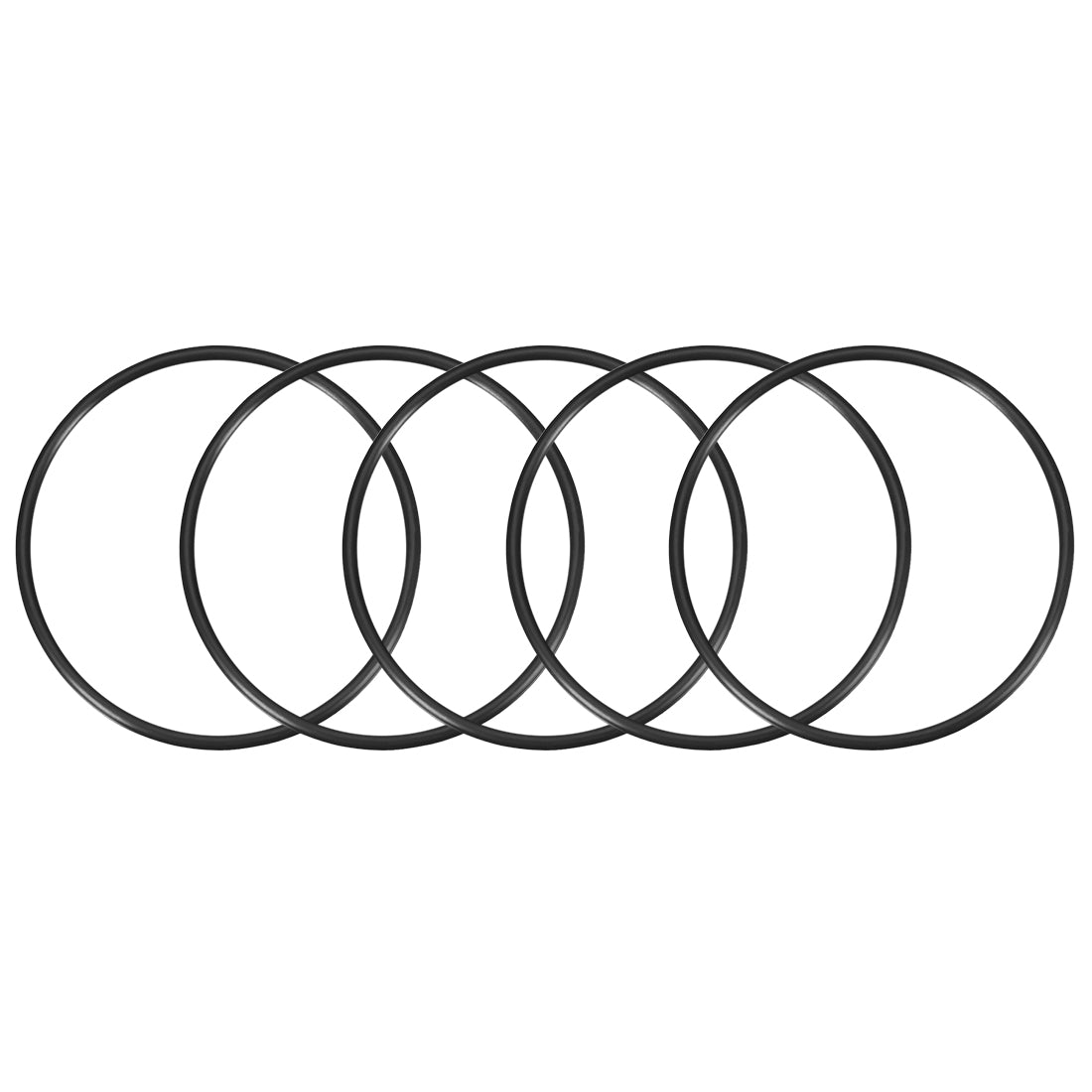 uxcell Uxcell O-Rings Nitrile Rubber 102mm x 110mm x 4mm Seal Rings Sealing Gasket 5pcs