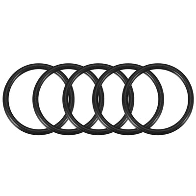 uxcell Uxcell O-Rings Nitrile Rubber 55mm x 65mm x 5mm Seal Rings Sealing Gasket 5pcs