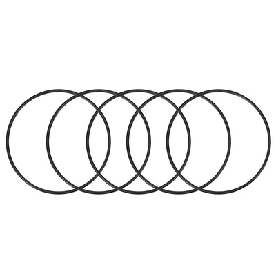 uxcell Uxcell O-Rings Nitrile Rubber 147mm x 155mm x 4mm Seal Rings Sealing Gasket 5pcs