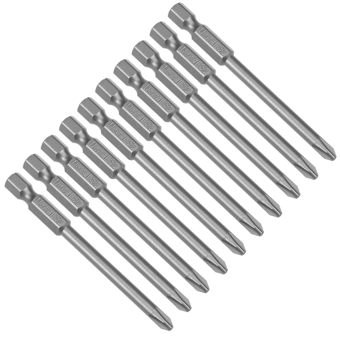 Harfington Hex Shank Magnetic Phillips Head Screwdriver Bits S2 Alloy Steel