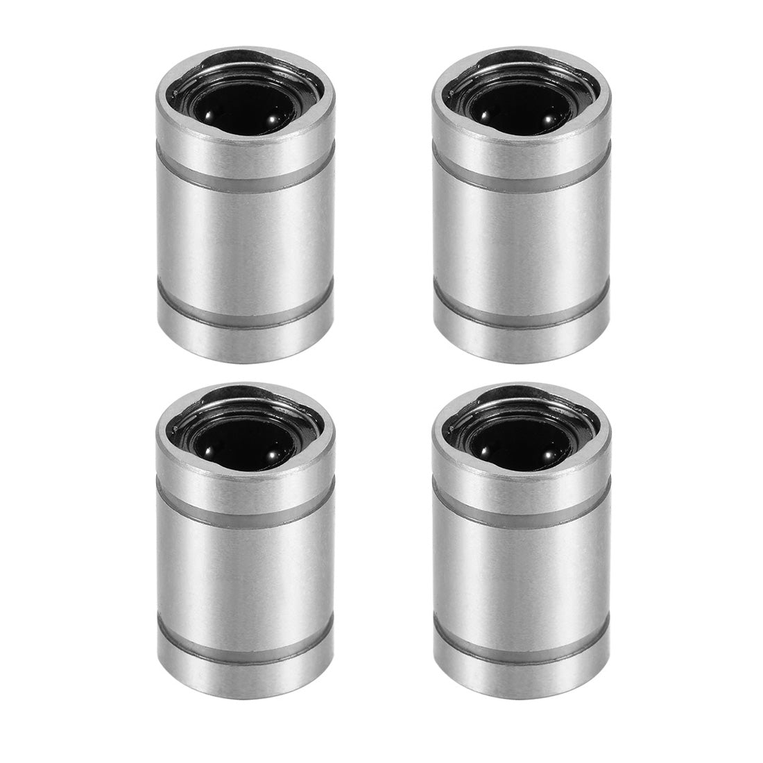 uxcell Uxcell LM5UU Linear Ball Bearings 5mm Bore 10mm OD 15mm Length for CNC 3D Printer 4pcs