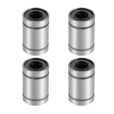 uxcell Uxcell LM6UU Linear Ball Bearings 6mm Bore 12mm OD 19mm Length for CNC 3D Printer 4pcs