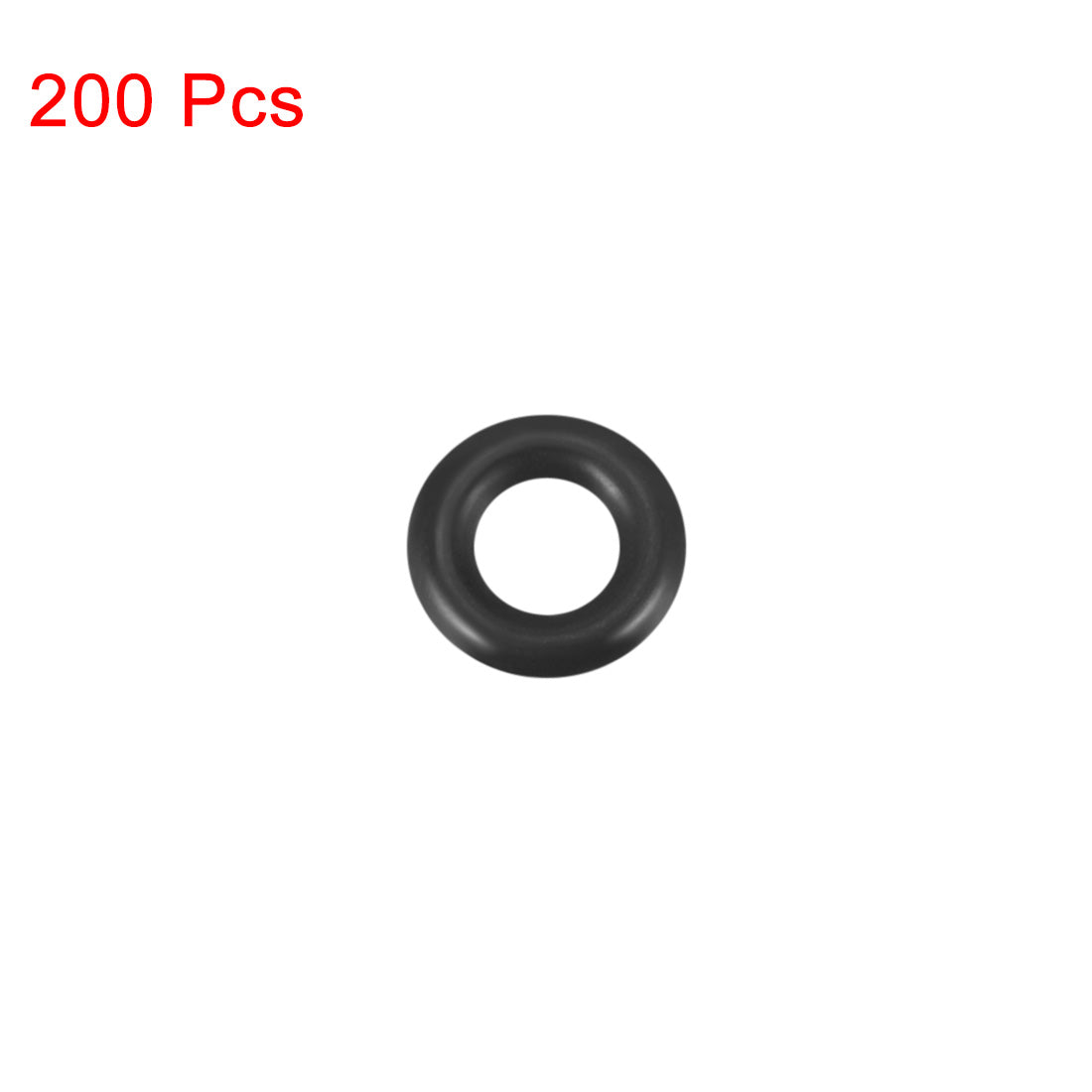 uxcell Uxcell O-Rings Nitrile Rubber 4mm x 8mm x 2mm Seal Rings Sealing Gasket 200pcs