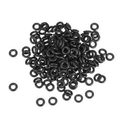 uxcell Uxcell O-Rings Nitrile Rubber 4mm x 8mm x 2mm Seal Rings Sealing Gasket 200pcs