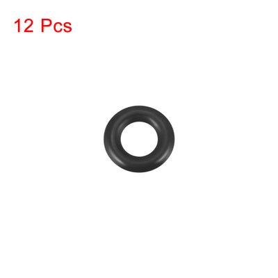 Harfington Uxcell O-Rings Nitrile Rubber 6mm x 10mm x 2mm Seal Rings Sealing Gasket 12pcs