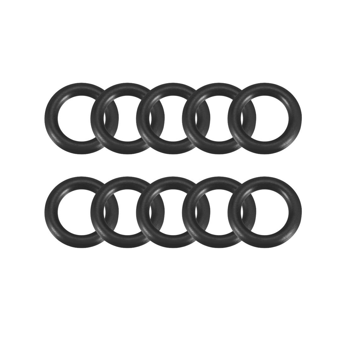 uxcell Uxcell O-Rings Nitrile Rubber 7mm x 11mm x 2mm Seal Rings Sealing Gasket 12pcs