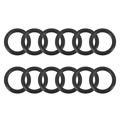 uxcell Uxcell O-Rings Nitrile Rubber 8mm x 12mm x 2mm Seal Rings Sealing Gasket 12pcs